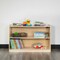Flash Furniture Wooden 2 Section School Classroom Storage Cabinet MK-STRG003-GG - alternate 1